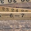 Vintage 2ft Boxwood & Brass Folding Rule - Good Condition