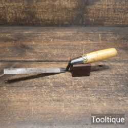 Vintage C.K Finger Trowel Flat Carbon Steel Beech Handle - Refurbished