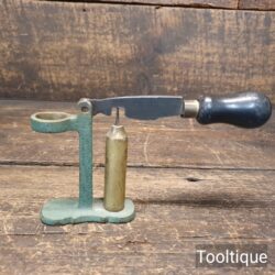 Vintage Cartridge Capping & Decapper Tool - Good Condition