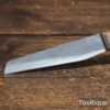 Vintage Leatherworkers Craft Knife with Beechwood Handle - Sharpened