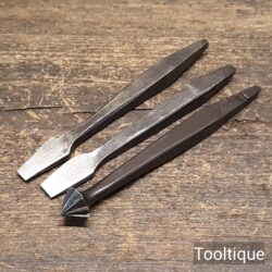 Vintage 3 No: Selection of Screwdrivers Countersink Bit - Refurbished To Use