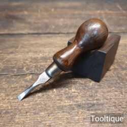 Vintage 4” Long Gunsmiths Small Flat End Screwdriver - Refurbished