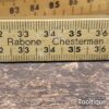 Vintage Rabone Chesterman No: 1377 Metric Boxwood & Brass Fourfold Rule