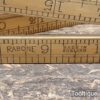 Vintage 24” Rabone No: 1377 Imperial Boxwood & Brass Four Fold Rule