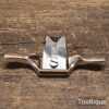 Vintage Luthiers Small Brass Flat Soled Spokeshave - Refurbished For Use