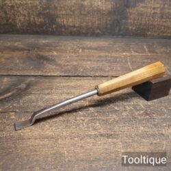 Vintage ½” woodcarving Stepped Fishtail Chisel - Sharpened Ready To Use