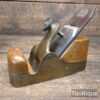 Antique Gunmetal York Pitch Boxwood Infill Smoothing Plane - Refurbished