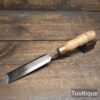 Vintage 1 1/8” Robert Sorby Cast Steel Bevelled Edge Chisel - Fully Refurbished