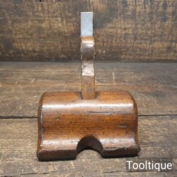 Antique OWT Old Woman’s Tooth Beechwood Router Plane - Refurbished