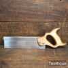 Vintage Sanderson 10 Inch Steel Back Dovetail Saw 12 TPI - Sharpened