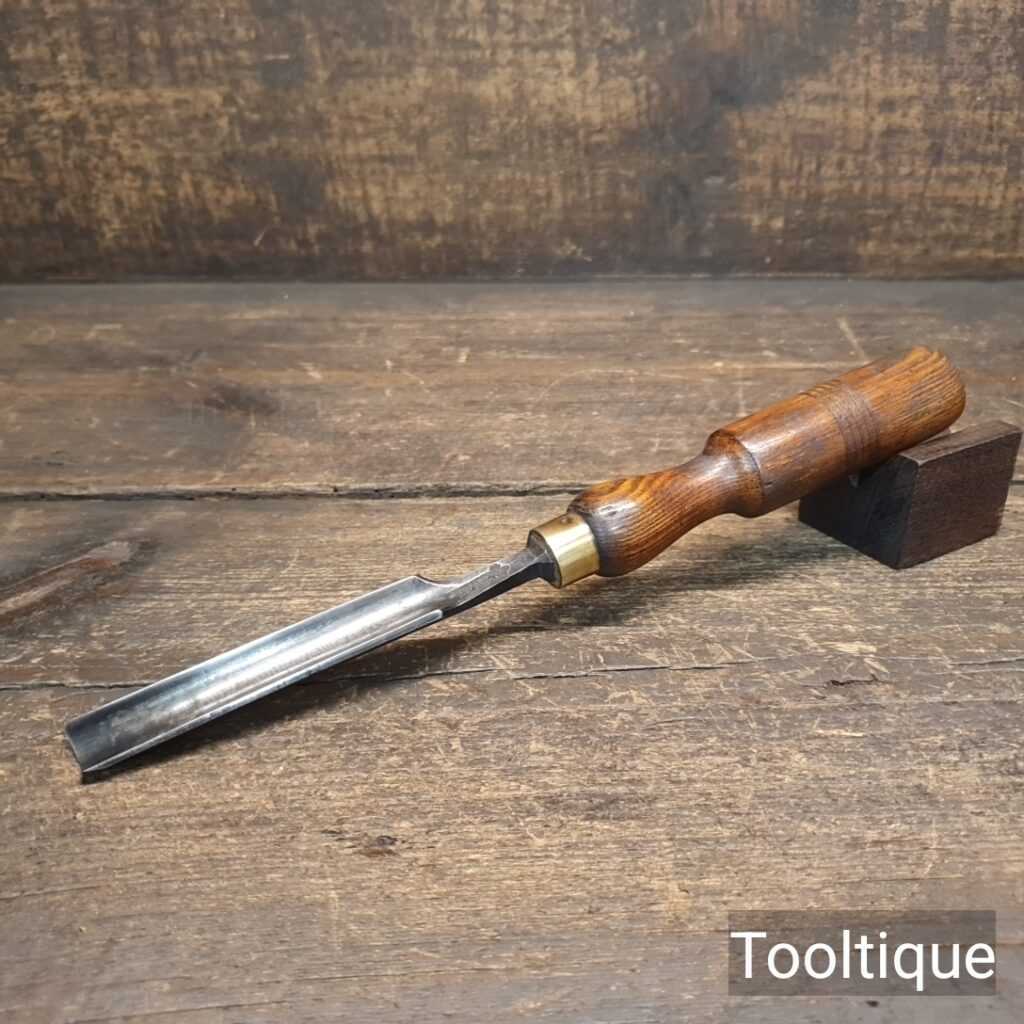 Vintage Marples Shamrock 9/16” Cast Steel Gouge Chisel - Fully Refurbished