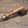 Vintage Marples Shamrock 9/16” Cast Steel Gouge Chisel - Fully Refurbished