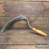 Vintage Gardener’s Sickle Detachable High Carbon Steel - Fully Refurbished