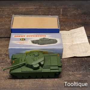 Near Mint Vintage Boxed Dinky Supertoy No: 651 Centurian Tank - Good Condition