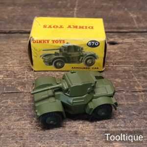 Vintage Boxed Dinky Toy No: 670 Armoured Car - Good Condition