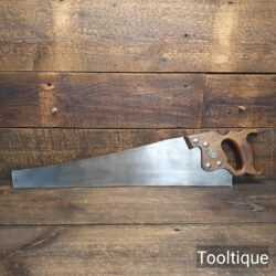 Vintage 24” Henry Disston USA Rip Saw 6 TPI - Fully Refurbished