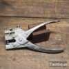 Vintage Maun Industries No: 450 6 ½” S Heavy Duty Hole Punch Plier - Little Used