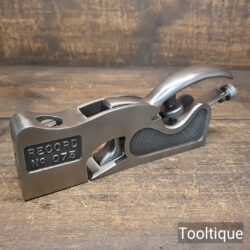 Crisp Vintage Record No: 073 Adjustable Throat Shoulder Plane - Refurbished