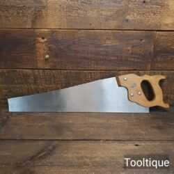 Vintage 20” Henry Disston USA Cross Cut Panel Saw 9 TPI - Fully Refurbished