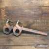 Vintage No: T205 Pair of 12” Carver & Co Welders Heavy Duty Clamps