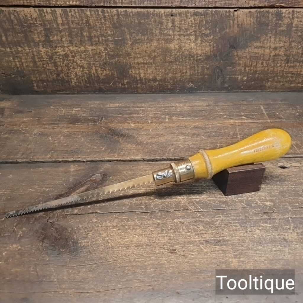 Vintage Footprint Beechwood Pad Saw - Sharpened Ready To Use