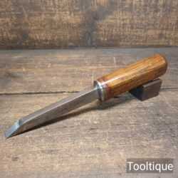 Antique S. Green 9/16” Wide Pig Sticker Mortice Chisel - Fully Refurbished