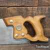 Vintage 20” Tyzack Turner Nonpareil Cross Cut Panel Saw 9 TPI - Fully Refurbished