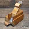 Antique Edwd Preston No: 360 Beechwood Stop Chamfer Plane - Refurbished