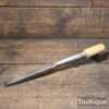Antique 7/8” James Howarth Ship Builders Heavy Duty Socket Firmer Chisel