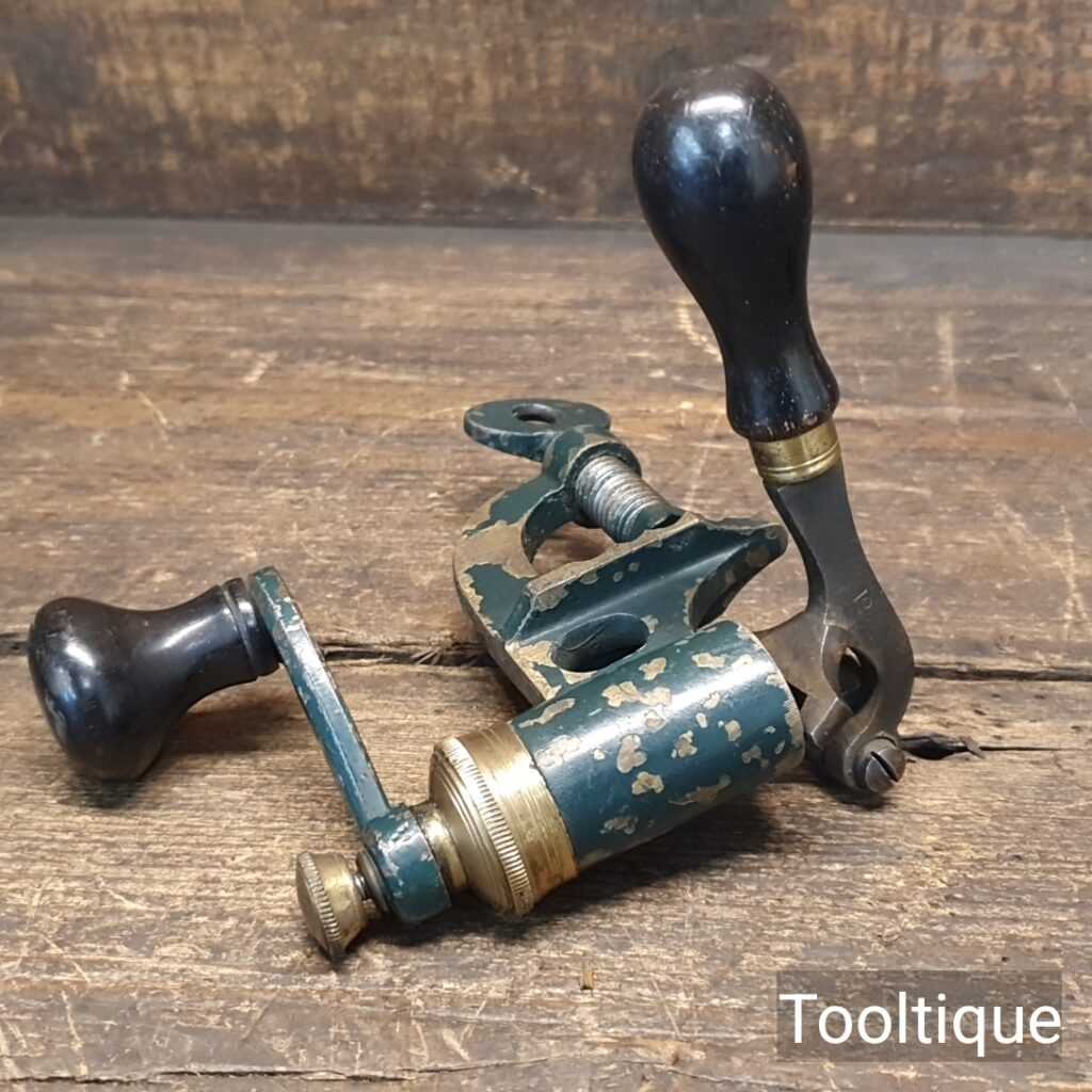 Antique 12 Bore Cartridge Tool with Ebony Handles - Good Condition