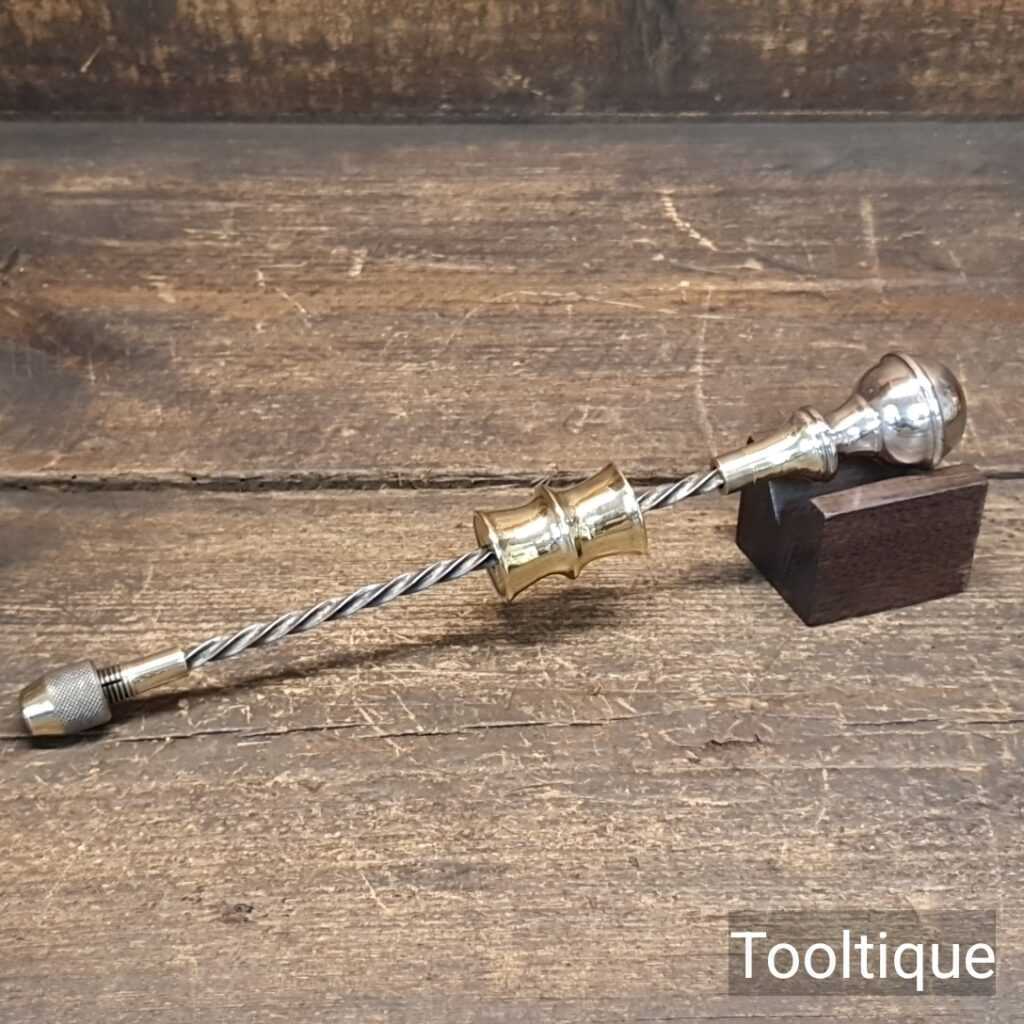 Scarce Vintage DRMG of Germany 10” Ornate Archimedes Drill - Good Condition