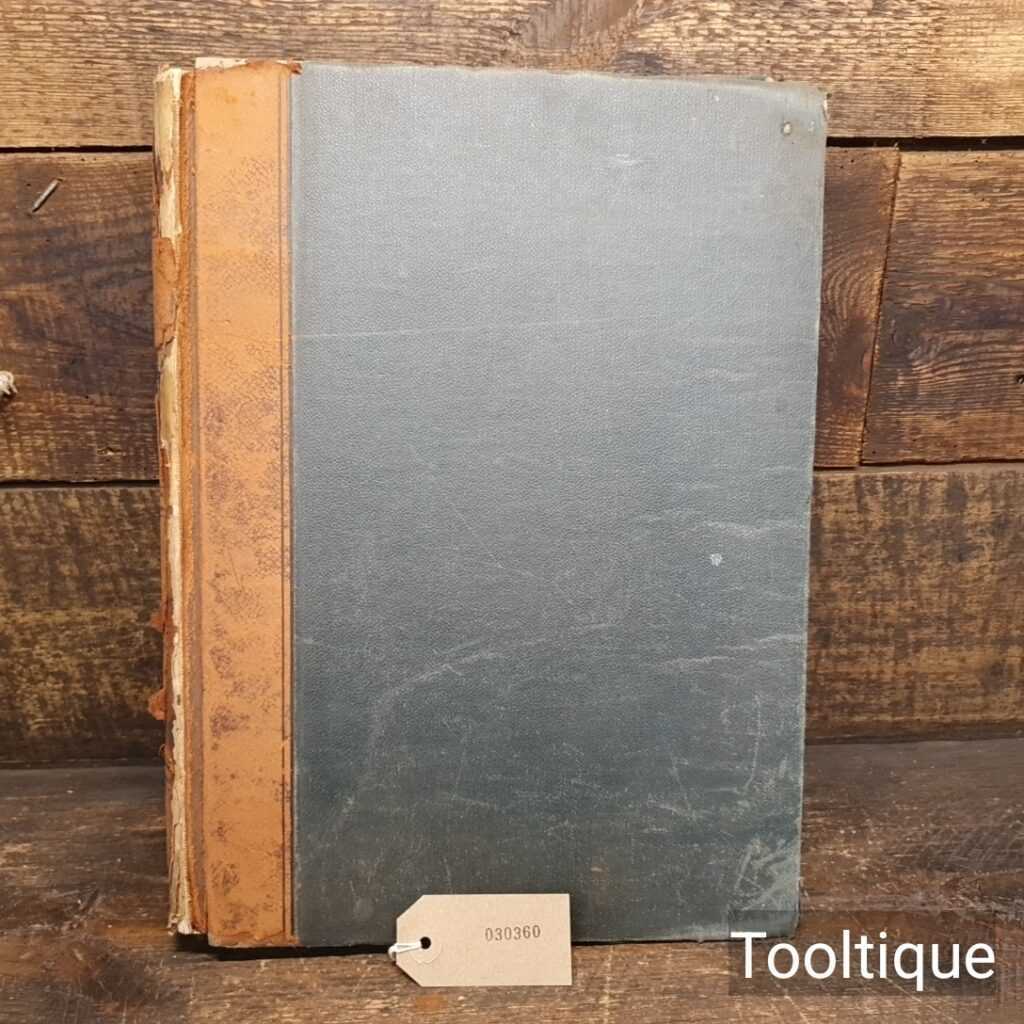 Vintage Carpentry and Joiners Assistant c.1890 Large Hardback Book by James Newlands