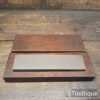 Vintage Boxed Med/Fine India Combination Oilstone - Lapped Flat