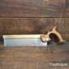 Vintage c1860 F. Brittian of Sheffield 10” Brass Back Dovetail Saw - Fully Refurbished