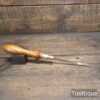 Vintage Beechwood Brass Pad Saw with Good Blade - Good Condition