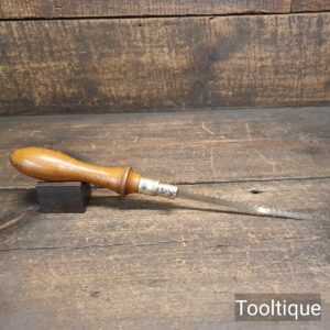 Vintage Beechwood Brass Pad Saw with Good Blade - Good Condition