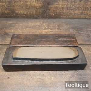 Rare Vintage 9” x 2 ¼” Natural Brown Charnley Fine Grit Honing Stone - Lapped Flat