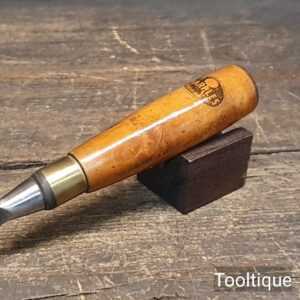 Vintage Marples 1/8” Mortice Chisel Boxwood Handle - Fully Refurbished