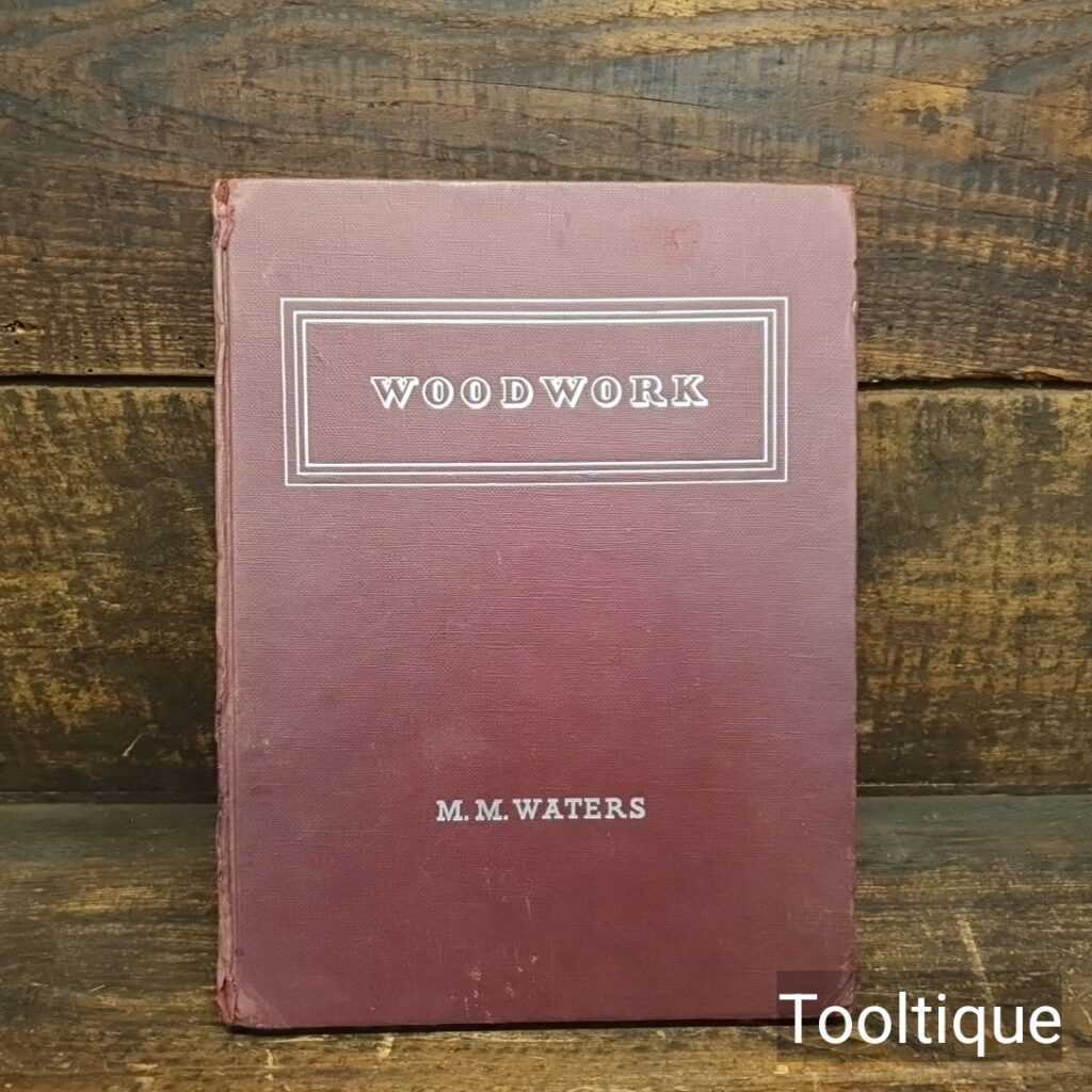 Vintage Woodwork Hardback Book by M.M. Waters - Good Condition