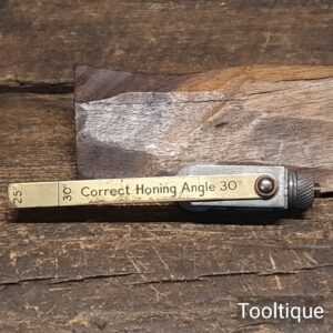 Vintage Stanley England Plane Iron Honing Guide - Good Condition