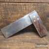 Vintage 6” Rosewood & Brass Carpenters Square - Refurbished For Use