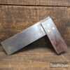 Vintage 6” Rosewood & Brass Carpenters Square - Refurbished For Use