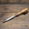 Vintage WW2 Marples Shamrock ½” Gouge Chisel Dated 1944 - Refurbished