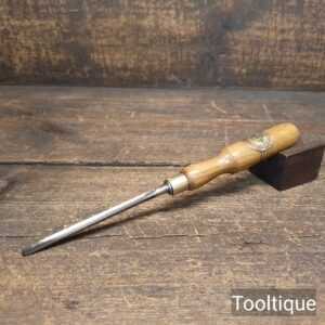 Vintage Marples Shamrock 7/32” Gouge Chisel Ashwood Handle - Refurbished
