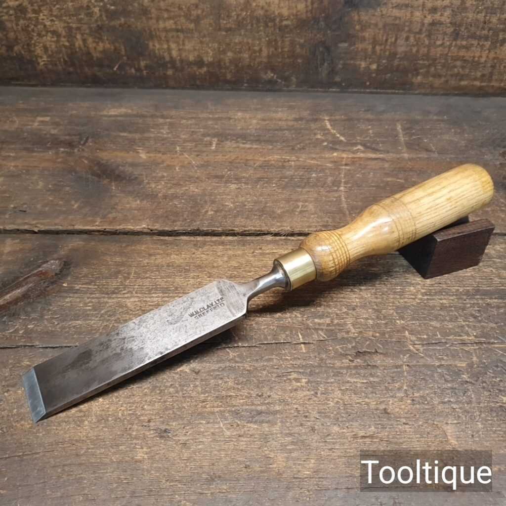 Vintage W.H Clay 1 ¼” Firmer Chisel Ashwood Handle - Fully Refurbished