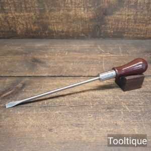 Vintage Stanley England No: 10A Flat Ratchet Screwdriver - Good Condition