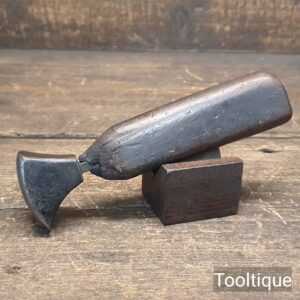 Vintage Leatherworking Glazing Iron Beech Handle - Good Condition