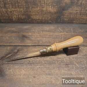 Vintage Footprint Sheffield Beechwood & Brass Padsaw - Good Condition