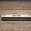 Vintage Stanley New Britian USA Machinist’s Brass Topped Steel Spirit Level