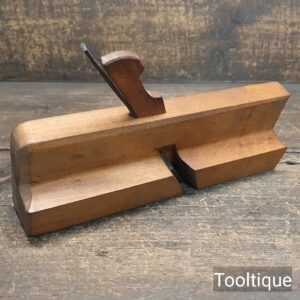 Crisp Vintage Complex Scotia with Bead Beechwood Moulding Plane